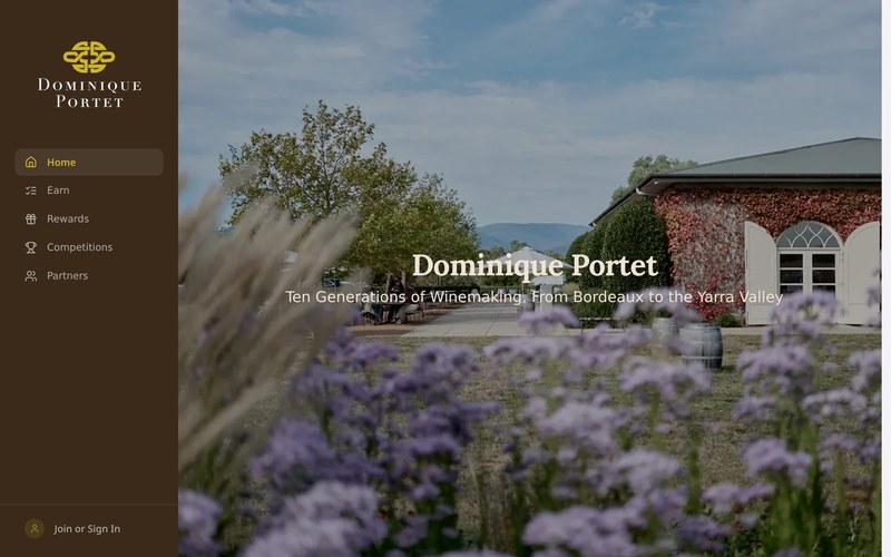 Dominique Portet loyalty site